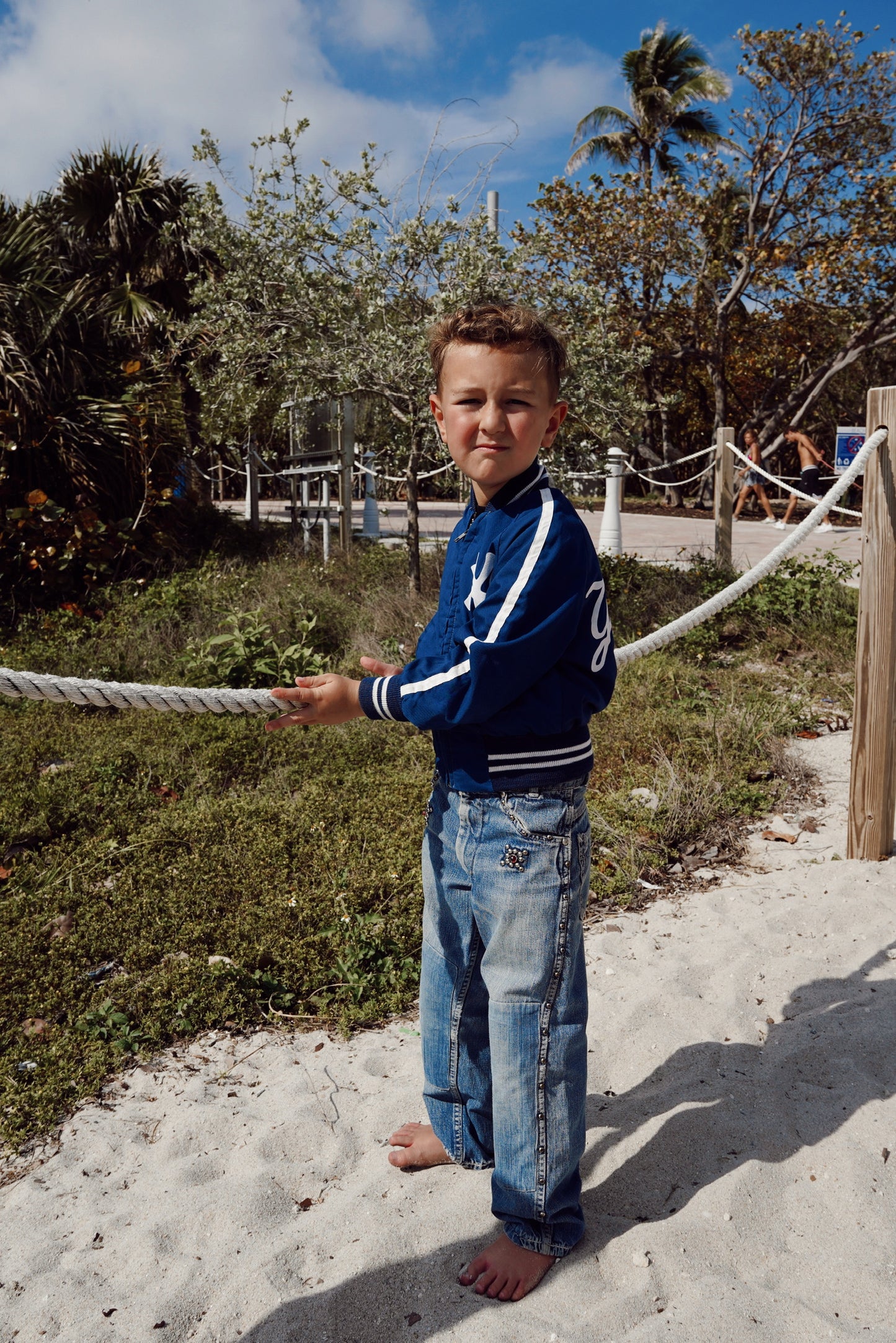 Vintage Youth Yankees Souvenir Jacket