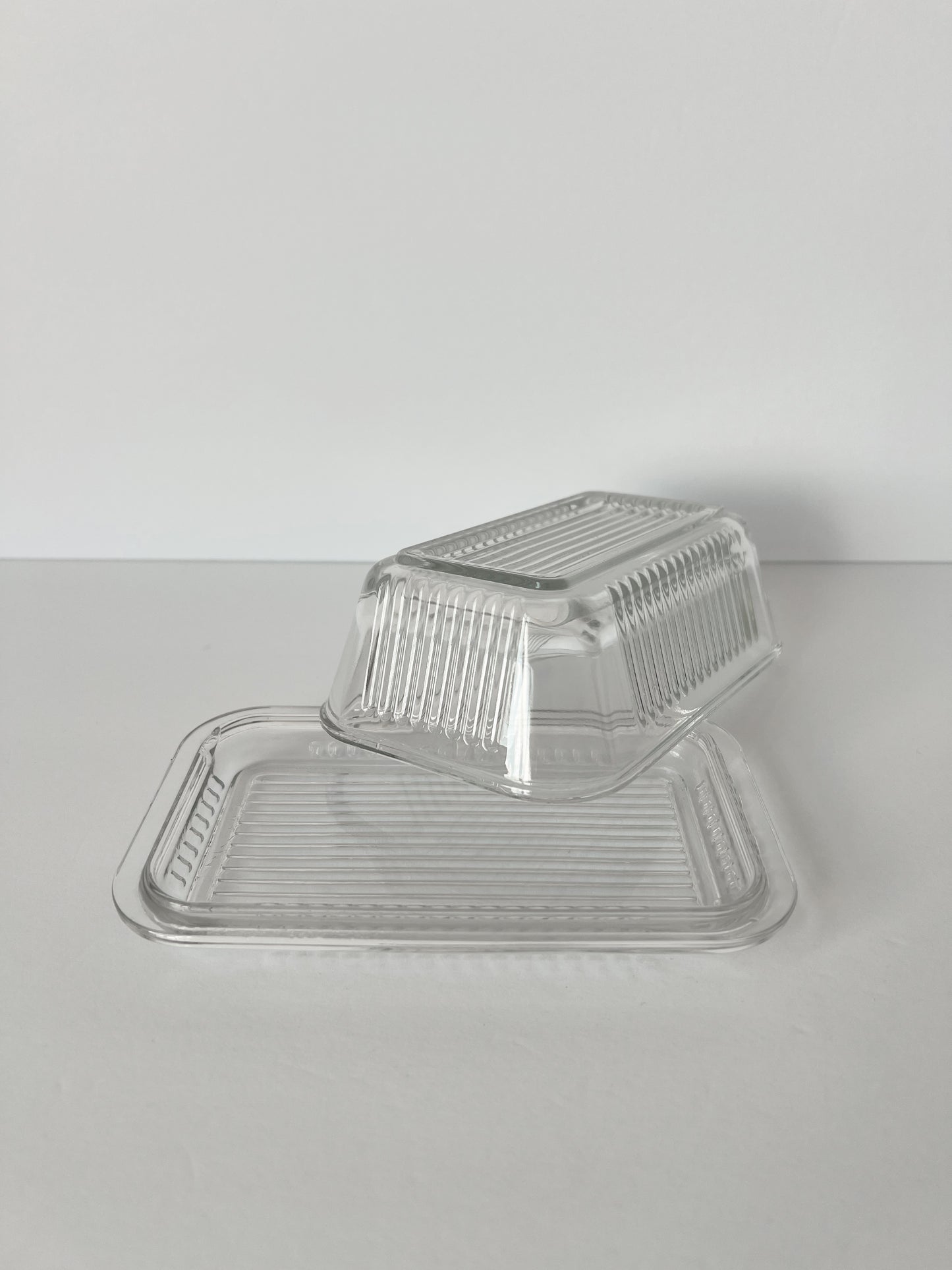 Vintage 1950's Classic Butter Dish