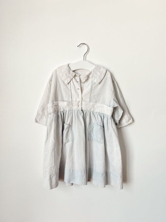 1940's Cotton Sun-Bleached Day Dress