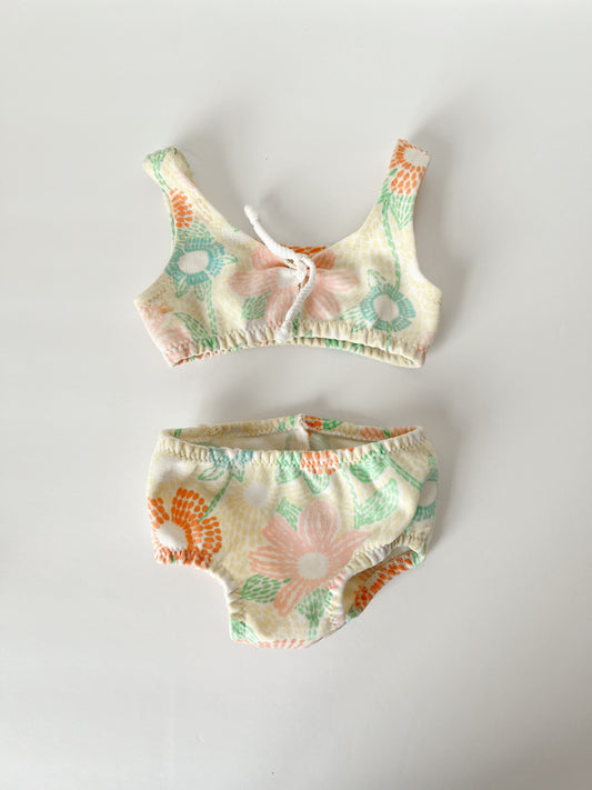 Vintage Carter's Floral Toddler Bikini