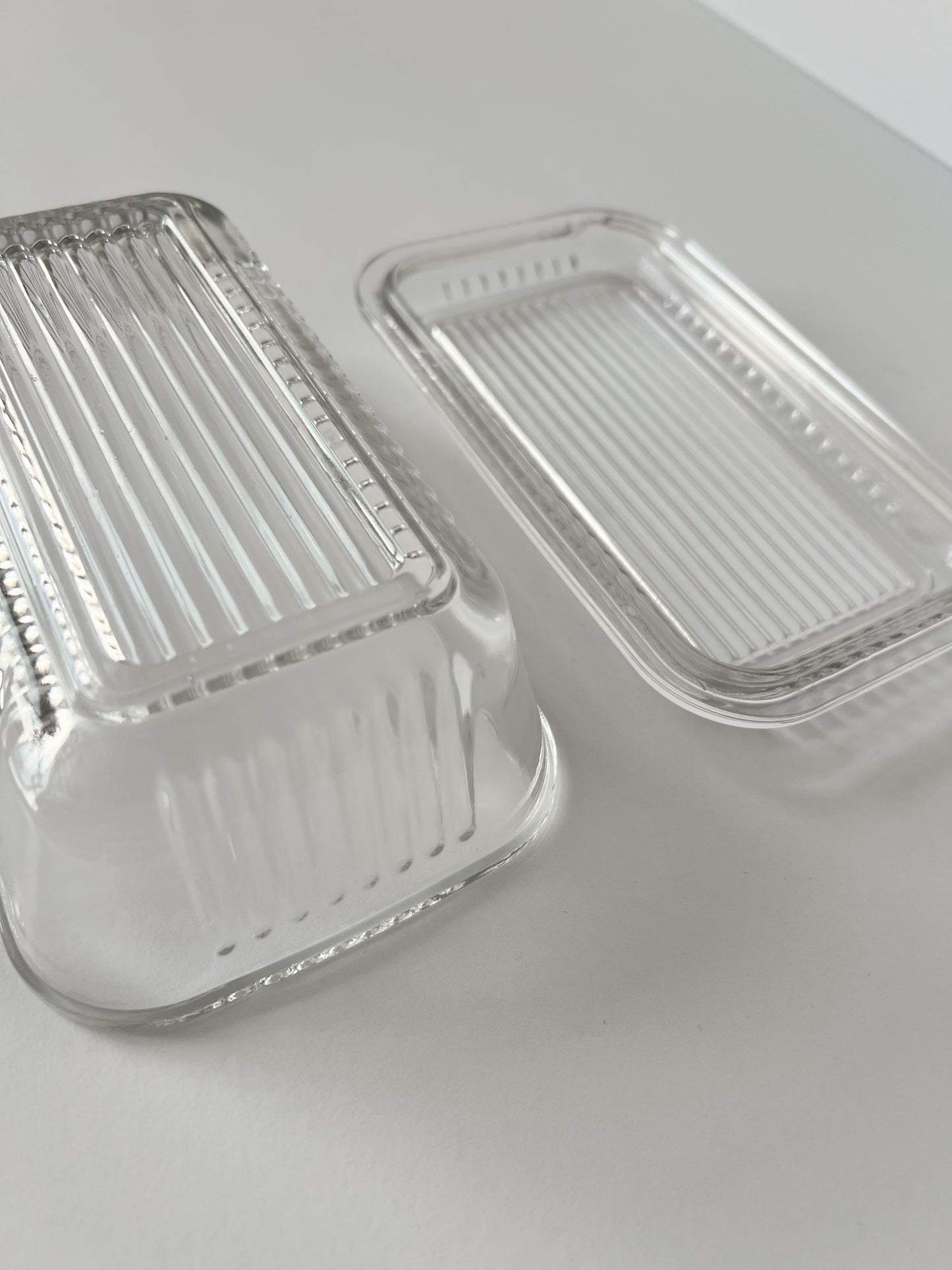 Vintage 1950's Classic Butter Dish