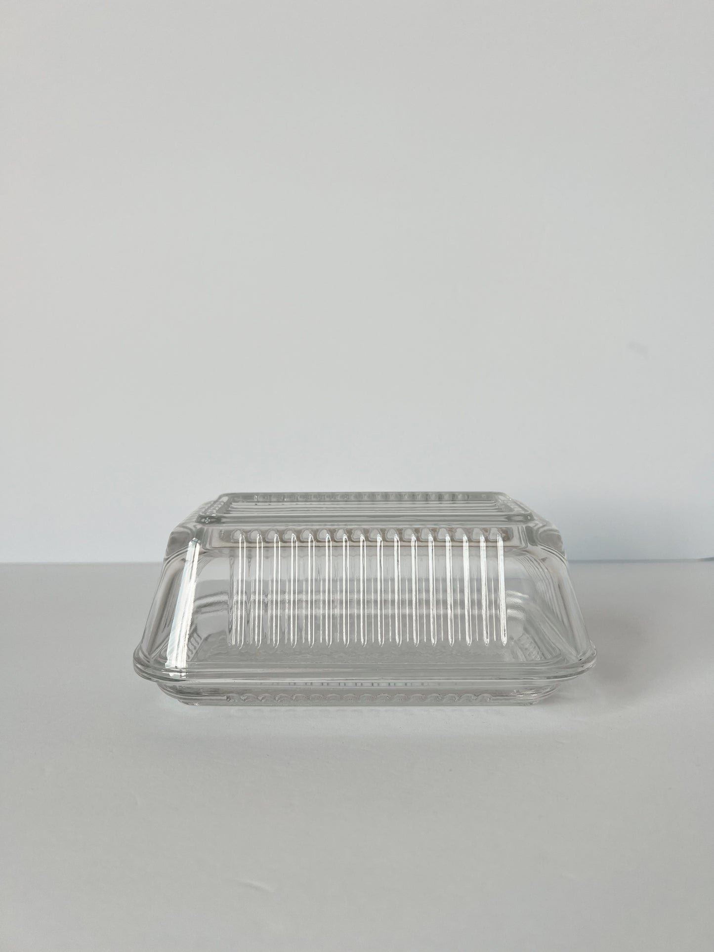 Vintage 1950's Classic Butter Dish