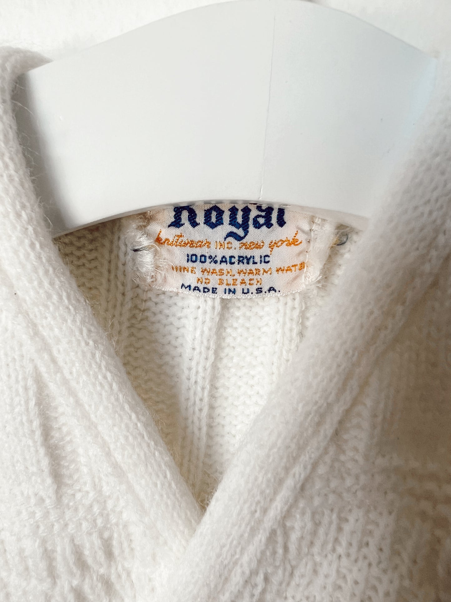 1970's Royal Knitwear Baby Cardigan